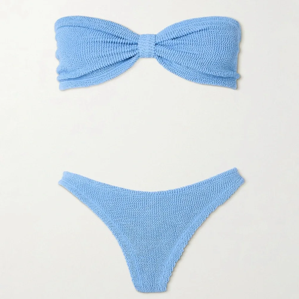 NWT Hunza g tina bikini in cornflower - Picture 5 of 12
